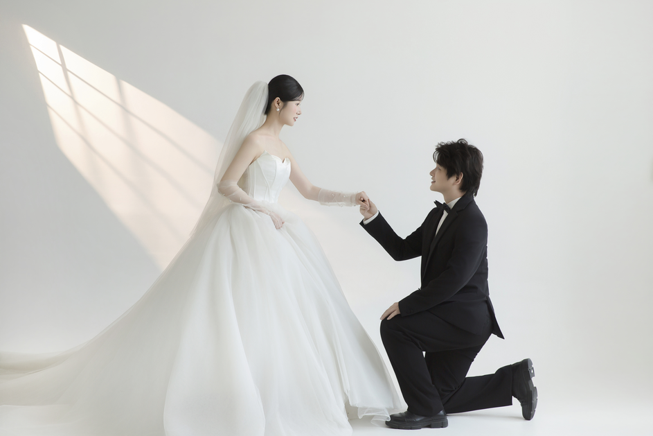 郑尧与黄梦婷 婚纱照