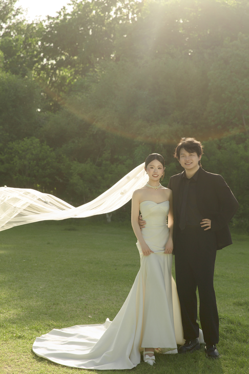 郑尧与黄梦婷 婚纱照